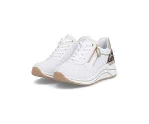 remonte Leder-Keilsneakers in Weiß - Größe 41 | Damen Sneakers