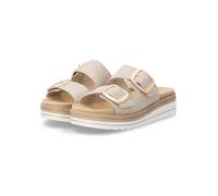 remonte Leder-Pantoletten in Beige - Größe 39 | Damen Pantoletten