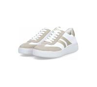 Remonte Damen Low-Top Sneaker D3E00, Frauen Halbschuhe,lose Einlage,Freizeitschuhe,Turnschuhe,Laufschuhe,straßenschuhe,Weiss Kombi (80),38 EU