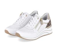 Remonte Low Sneaker - Gr. 39 - Weiß - Leder und Synthetik