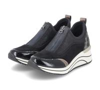 Remonte Low Sneaker - Gr. 40 - Schwarz - Textil & Synthetik