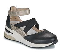 Remonte, D2411 Leder, Damen, Ballerina, Schwarz, Bi-Material, 03., 41 EU