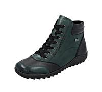 Remonte Damen-Schnürstiefelette Grün-Schwarz 39
