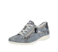 Remonte R3412-14 Damen Schnürschuh Leder/Synthetik blau blau