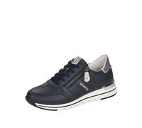 Remonte R6705 Damen Sneaker Low, blau, 44 EU