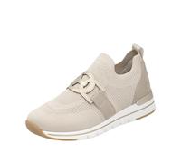 Remonte Slipper R6713-60 Damen Textil/Synthetik sportlich Beige (Champagner) Gr. 42