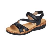 Remonte Dorndorf Sandale R6850 Damen sportiver Look Leder Schwarz Größe 36