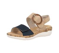 Remonte Damen R6853 Sandale, Pazifik/Sand / 60, 40 EU