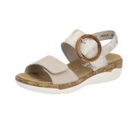 Remonte Damen Riemchensandalen R6853, Frauen Sandalen,lose Einlage,halteriemen,Sommerschuhe,Freizeitschuhe,offene Schuhe,beige Kombi (61),41 EU