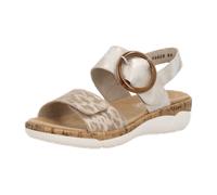 Remonte Sandale beige-metallic/muschel - Gr. - 37