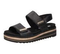 Remonte Damen Riemchensandalen D0Q59, Frauen Sandalen,lose Einlage,offene Schuhe,Strandschuhe,Riemen,Riemchen,halteriemen,schwarz (00),37 EU