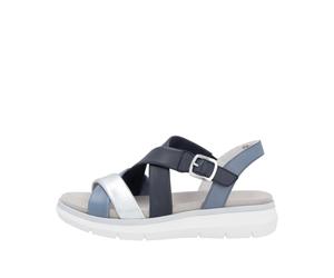 Remonte Sandale denim/argento/pazifik - Gr. - 44