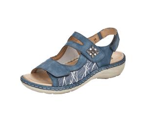 Remonte Sandale für Damen, blau, Größe 41 EU