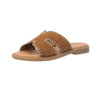 Remonte Pantolette noccia Damen Ziegenveloursleder Feel Soft Braun Gr. 38