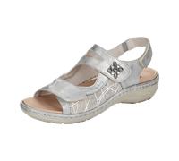Remonte Sandale D7647 Damen Frost/perlcloud/hellgrau-Bianco Größe 40/42