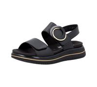 Riemchensandale REMONTE "Remonte Sandalen Glattleder", Damen, Gr. 39, schwarz, Glattleder, Schuhe Riemchensandale (83226748-39) schwarz