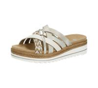 Remonte Damen Pantoletten D0Q50, Frauen Slipper,lose Einlage,Schlupfschuhe,schluepfschuhe,slides,slip-ons,backless Slipper,mules,metallic (90),39 EU