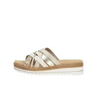 Remonte Damen Pantoletten D0Q50, Frauen Slipper,lose Einlage,Schlupfschuhe,schluepfschuhe,slides,slip-ons,backless Slipper,mules,metallic (90),39 EU