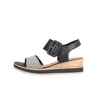 Remonte Sandale schwarz-crema/schwarz - Gr. - 37