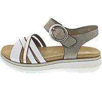 Remonte Dorndorf Riemchensandale D2K55 Damen weiß/gold/perle metallic Größe 40