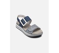 Remonte Damen Riemchensandalen D1J53, Frauen Sandalen,lose Einlage,Strandschuhe,Riemen,Riemchen,halteriemen,Sommerschuhe,blau Kombi (14),42 EU