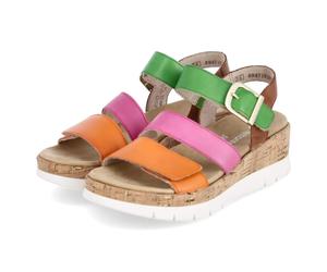 Remonte Sandalen - Gr. 44 - Mehrfarbig - Glattleder
