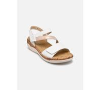 Remonte Riemchensandale Damen Weiß/Rosegold/Weiß, lose Einlage, Größe 42