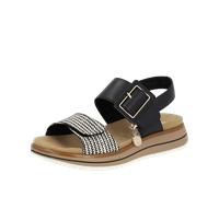 Remonte - Sandalette schwarz kombi - Gr. - 38