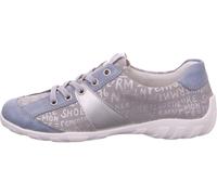 Remonte Komfort Schnürhalbschuh extra weit für Damen, blau, Gr. 45 EU
