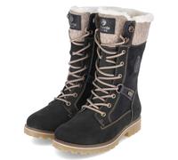 Remonte Schnürstiefel D8474-03 Damen Schwarz – Winterstiefel, wasserabweisend, Gr. 41