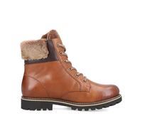 Remonte Damen Schnürstiefeletten D8463, Frauen Stiefeletten,lose Einlage,uebergangsstiefel,schnürboots,reißverschluss,braun kombi,44 EU / 9.5 UK