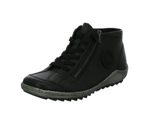 Remonte Schnürstiefelette Kaltfutter für Damen, schwarz, Größe 43 EU