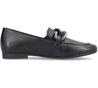Loafer REMONTE Gr. 37, schwarz Damen Schuhe Slip ons mit auffälliger Zierkette (66418340-37)