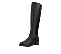 Stiefel REMONTE "Remonte Stiefel Leder/Textil", Damen, Gr. 41, schwarz, schwarz, Leder, Textil, Schuhe (30254464-41) schwarz, schwarz