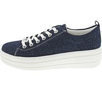 Remonte Damen Low-Top Sneaker D1C03, Frauen Halbschuhe,lose Einlage,Freizeitschuhe,Turnschuhe,Laufschuhe,schnürschuhe,schnürer,blau (14),39 EU