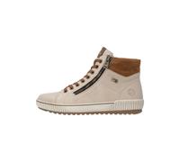 Remonte Damen Stiefeletten Glattleder D0772-62 Beige Gr. 37