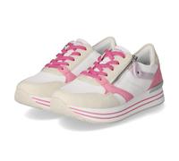 Remonte Sneaker Low - Gr. 42 - Weiß - Leder und Synthetik