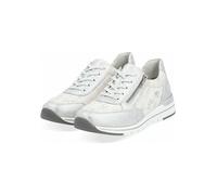 Keilsneaker REMONTE Gr. 40, silberfarben (silberfarben, ice) Damen Schuhe Keil-Sneaker mit seitlichem Reißverschluss für leichteres Schlupfen (40343269-40)