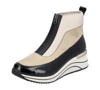 Remonte Damen High-Top Sneaker D0T71, Frauen Halbschuhe,lose Einlage,Strassenschuhe,Sportschuhe,Freizeitschuhe,Turnschuhe,beige Kombi (60),38 EU