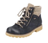 Remonte Damen Chelsea Boots D7478, Frauen Stiefeletten,lose Einlage,wasserabweisend,remonteTEX,Stiefel,Bootee,Booties,halbstiefel,blau Kombi (14),38 EU