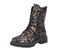 Remonte Damen Chelsea Boots D1W72 gefüttert lose Einlage warm Schwarz Kombi (03) 36 EU