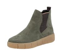 Chelseaboots REMONTE Gr. 43, grün (khaki) Damen Schuhe Plateaustiefeletten Plateau, Stiefelette, Ankleboots mit zusätzlichem Reißverschluss (22288307-43) khaki