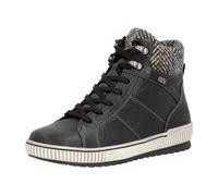 Sneaker REMONTE "Remonte Sneaker Leder/Textil", Damen, Gr. 38, schwarz (schwarz, weiß), Leder, Textil, Schuhe Sneaker (99098418-38) schwarz, weiß