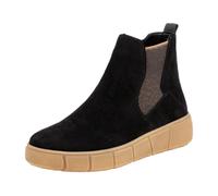 Remonte Damen Chelsea Boots D1T71, Frauen Stiefeletten,lose Einlage,Schlupfstiefel,Stiefel,Bootee,Booties,halbstiefel,schwarz Kombi (00),38 EU