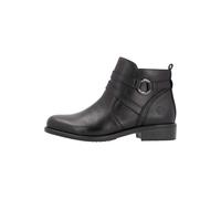 Remonte Stiefelette Glattleder Schwarz - 41