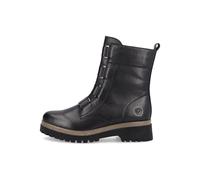 Schnürstiefelette REMONTE "Remonte Stiefelette Glattleder", Damen, Gr. 41, schwarz, Glattleder, Schuhe Schnürstiefelette (58658562-41) schwarz