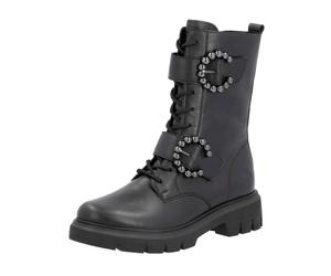 Remonte Stiefelette Hochschaft Spangen für Damen, schwarz, Größe 39 EU