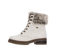 Remonte Stiefelette Glattleder Weiß Warmfutter