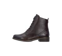 Schnürstiefelette REMONTE "Remonte Stiefelette Glattleder", Damen, Gr. 44, braun (dunkelbraun), Glattleder, Schuhe Schnürstiefelette (33365763-44) dunkelbraun