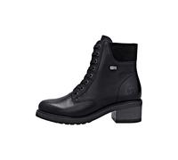 Schnürstiefelette REMONTE "Remonte Stiefelette Leder/Synthetik", Damen, Gr. 37, schwarz (schwarz, schwarz), Leder, Synthetik, Casual, Schuhe (82544420-37) schwarz, schwarz